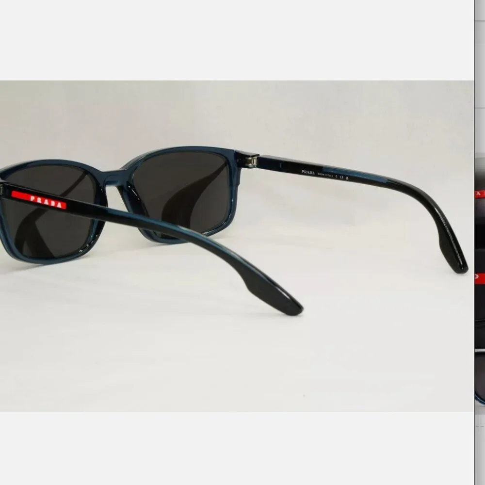 Prada Transparent Black Square Sunglasses